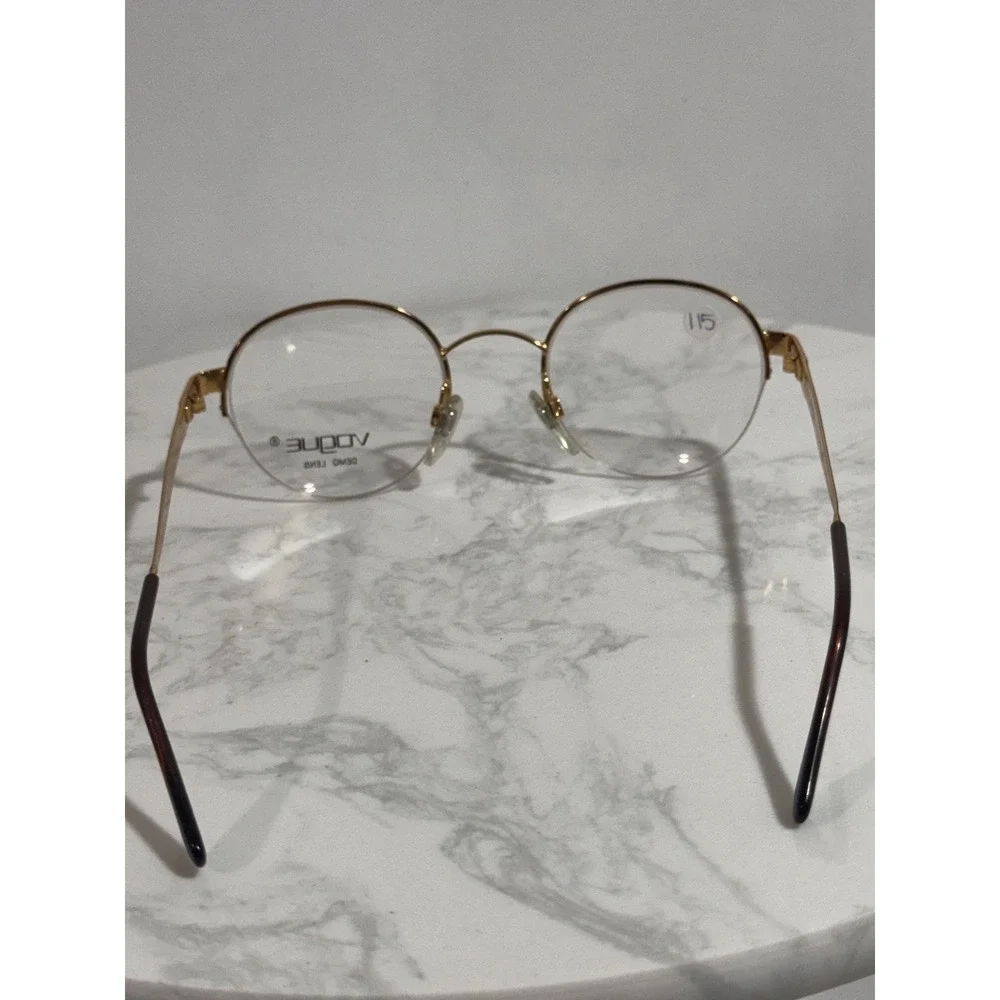 Vogue Firenze‎ W281/O Eyeglass Frames 49-21-140 Gold Tortoise *READ